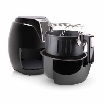 Freidora de aire Princess Airfryer Digital 182238 1350W 4L 8 programas  negro