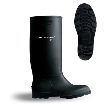 S.of Bota Agua Pvc Talla 35 Caña Alta Negra Dunlop