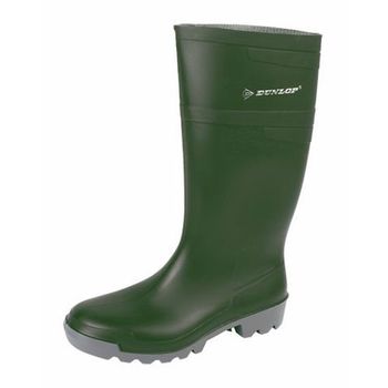 Bota Pvc Dunlop Hobby Caña Alta Verde T-46