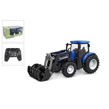 Tractor Teledirigido Azul Y Negro 2,4 Ghz 27 Cm Kids Globe
