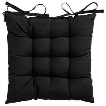 Cojín Para Silla Panama 46x46 Cm Negro Madison