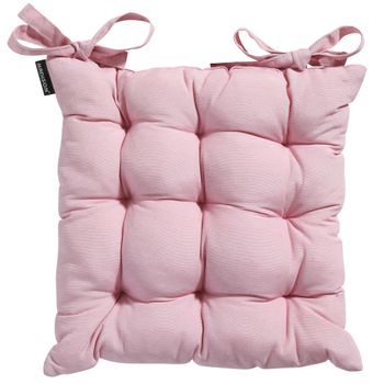 Cojín Para Silla Panama Rosa Suave 46x46 Cm Madison