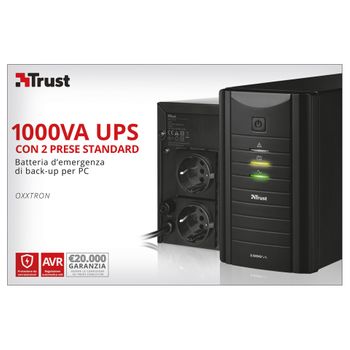 Trust Oxxtron 1000va 1 Kva 2 Salidas Ac