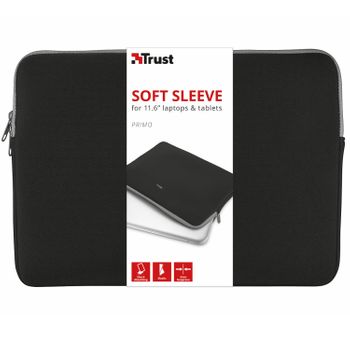 Funda Trust Primo Sleeve Para Portatiles Hasta 11.6" Negra