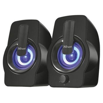 Altavoces 2.0 Trust Gemí Rgb Black - 12w (6w Rms) - Iluminac