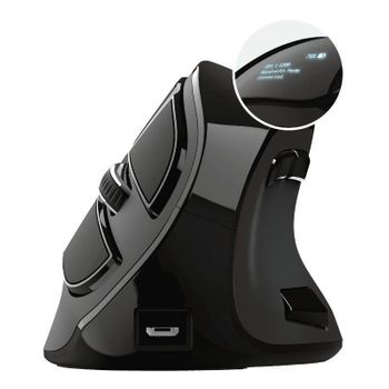 Ratón Ergonómico Inalámbrico Por Bluetooth Trust Voxx/ Hasta 2400 Dpi