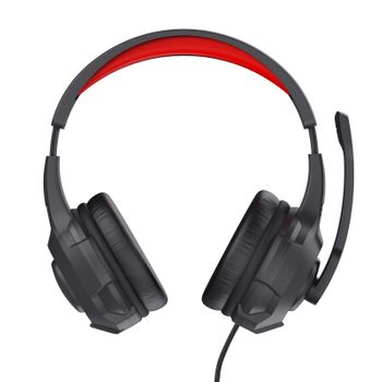 Trust 24785 Auricular Y Casco Auriculares Alámbrico Diadema Juego Negro, Rojo