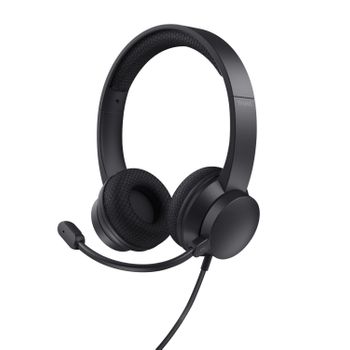 Trust Ayda Auriculares Alámbrico Diadema Llamadas/música Usb Tipo A Negro