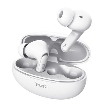 Trust Yavi Auriculares True Wireless Stereo (tws) Dentro De Oído Llamadas/música Usb Tipo C Bluetooth Blanco