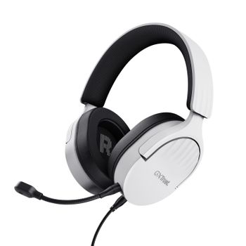 Trust Gxt 489w Fayzo Auriculares Alámbrico Diadema Juego Negro, Blanco