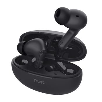 Trust Yavi Auriculares True Wireless Stereo (tws) Dentro De Oído Llamadas/música Usb Tipo C Bluetooth Negro