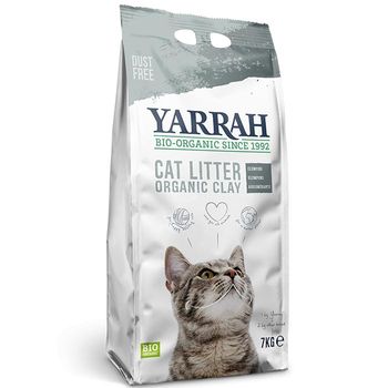 Arena Para Gatos Orgánica Super Absorbente Yarrah 7 Kg