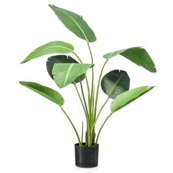 Árbol Artificial Strelitzia En Maceta 120 Cm Verde Emerald