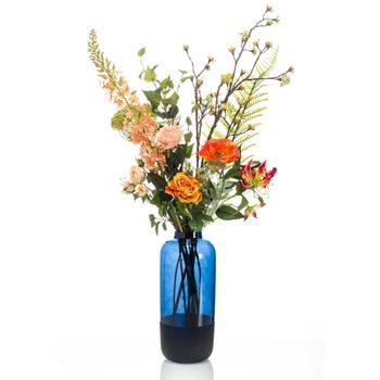 Ramo De Flores Artificiales Happy Orange Xl Emerald