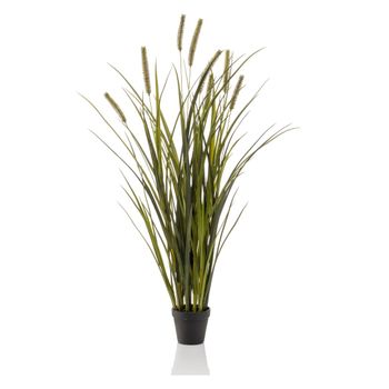 Hierba De Totora Artificial En Maceta 100 Cm Emerald