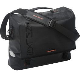 New Looxs Alforjas Varo Messenger 15l Impermeable Poliester 420d Negro Con Reflectantes (39x30x13cm)