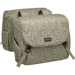 New Looxs Alforjas Mondi Joy 38l Impermeable Poliester Beige Con Reflectantes (37x16x32 Cm)