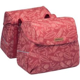 New Looxs Alforjas Joli 37l Impermeable Poliester Rojo Bosque Con Reflectantes (38x18x30 Cm)