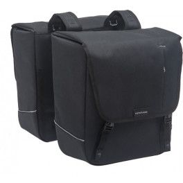 New Looxs Alforjas Nova 32l Impermeables Poliester Negro Con Reflectantes (35x35x15 Cm)