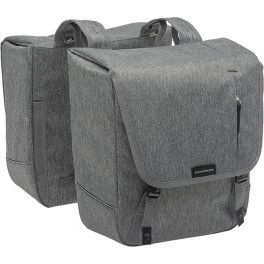 New Looxs Alforjas Nova 32l Impermeables Poliester Gris Con Reflectantes (35x35x15 Cm)