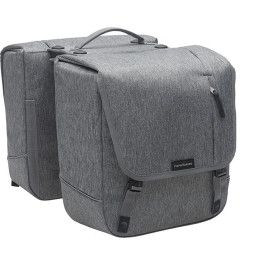 New Looxs Alforjas Nova Racktime 32l Impermeables Poliester Gris Con Reflectantes (35x35x15 Cm)