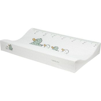 Estante cambiador de pared, cambiador plegable, blanco con cambiador  'Dschungelbaby