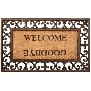 Felpudo De Caucho Welcome/goodbye Rb12 Esschert Design