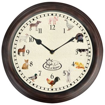 Reloj Con Sonidos De Animales De Granja Esschert Design