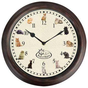 Reloj Con Sonidos De Gatos Esschert Design