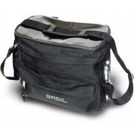 Basil Bolsa Manillar Mail 8l Negro (26x17x22 Cm)