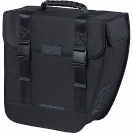 Basil Alforja Derecha Tour Mik 14l Impermeable Poliester Negro Con Reflectantes (34x14x34 Cm)