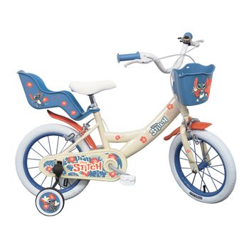 Bicicleta Niña 14 Pulgadas Stitch 4-6 Años