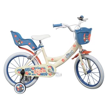 Bicicleta Niña 16 Pulgadas Stitch 5-7 Años