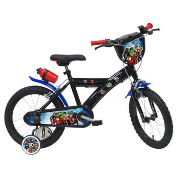 Bicicleta Infantil Para Niñas Y Niños Paw Patrol 16 Pulgadas De 5 A 7 Años  Color Rojo Con Ruedines, Botella Y Soporte con Ofertas en Carrefour