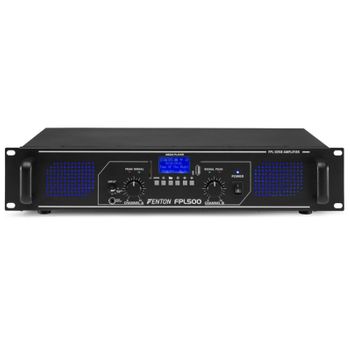 Fenton Fpl500 Amplificador Digital Led Azules + Eq