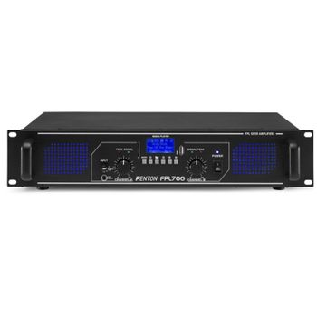 Fenton Fpl700 Amplificador Digital Led Azules + Eq