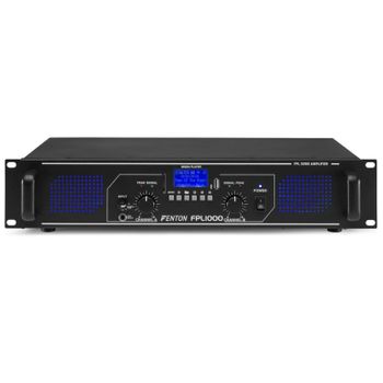 Fenton Fpl1000 Amplificador Digital Led Azules + Eq