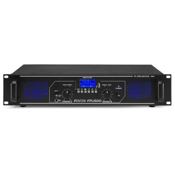Fenton Fpl1500 Amplificador Digital Led Azules + Eq)