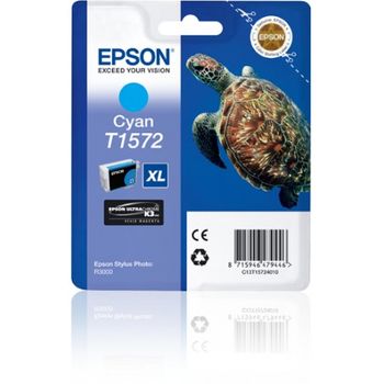Epson - Turtle Cartucho T1572 Cian