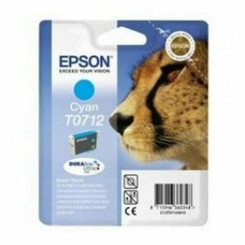 Cartucho De Tinta Original Epson T0712 Cian