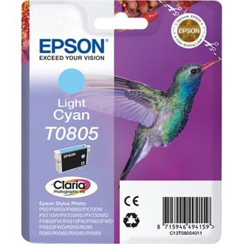 Epson - Hummingbird Cartucho T0805 Cian Claro