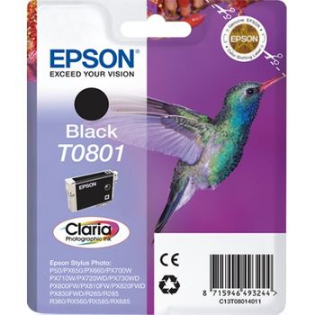 Epson - Hummingbird Cartucho T0801 Negro