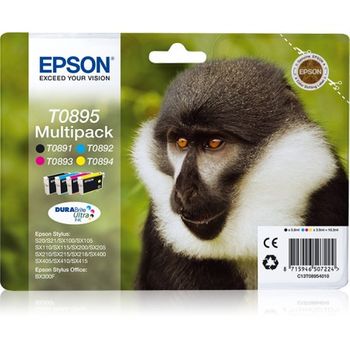 Epson - Monkey Multipack T0895 4 Colores