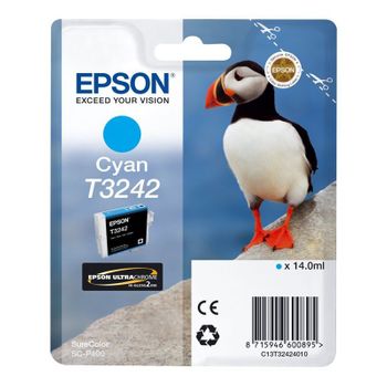 Epson T3242 Cartucho De Tinta Original Cian