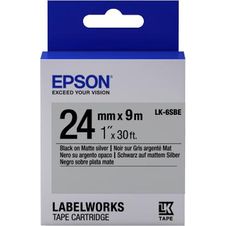 Epson Lk-6sbe, Negro Sobre Plata, Labelworks Lw-1000p Labelworks Lw-600p Labelworks Lw-70