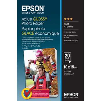 Epson Value Glossy Photo Paper Papel Fotográfico Brillo