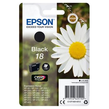 Epson Daisy Cartucho 18 Negro (etiqueta Rf)