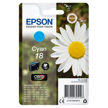 Epson Daisy Cartucho 18 Cian (etiqueta Rf)