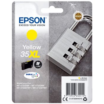 Epson Padlock C13t35944020 Cartuccia D'inchiostro 1 Pz Originale Resa Elevata (xl) Giallo