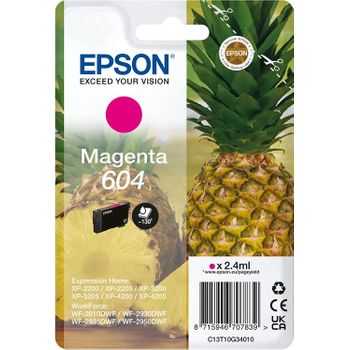 Eps604bk Cartuccia Ink T10g34020 604 Std Bl Ananas Magenta